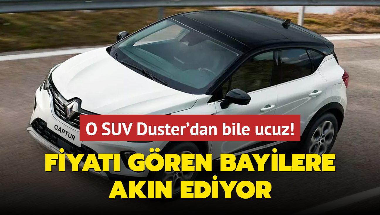 Renault olmaz dedirtti: O SUV Duster'dan bile ucuz! Fiyat gren bayilere akn ediyor