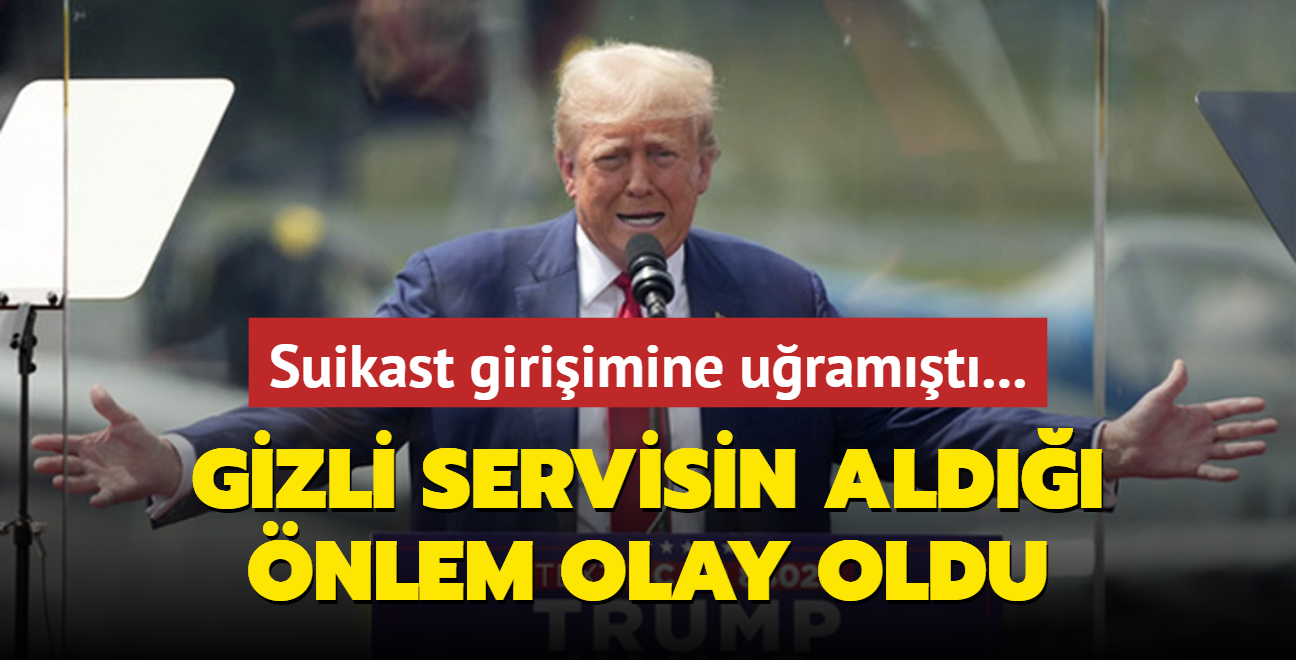 Suikast giriimine uramt... Gizli servisin ald nlem olay oldu