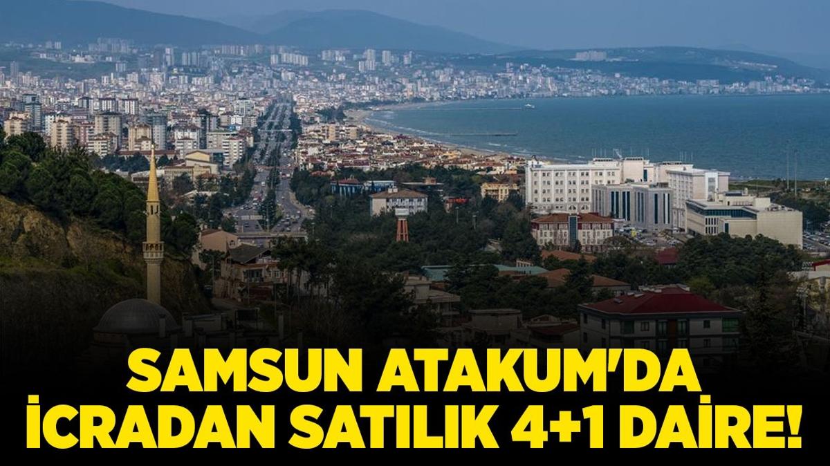 Samsun Atakum'da icradan satlk 4+1 daire!