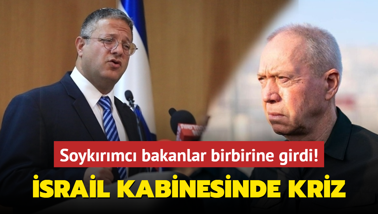 srail kabinesinde kriz... Irk bakanlar birbirine girdi!