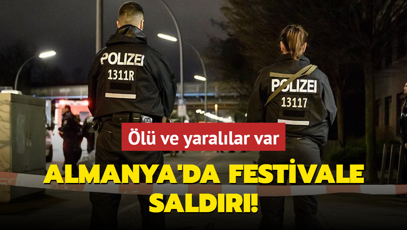 Almanya'da festivalde bakl saldr: l ve yarallar var