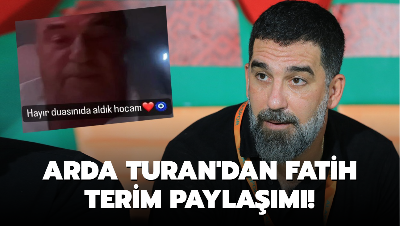 Arda Turan'dan Fatih Terim paylam!