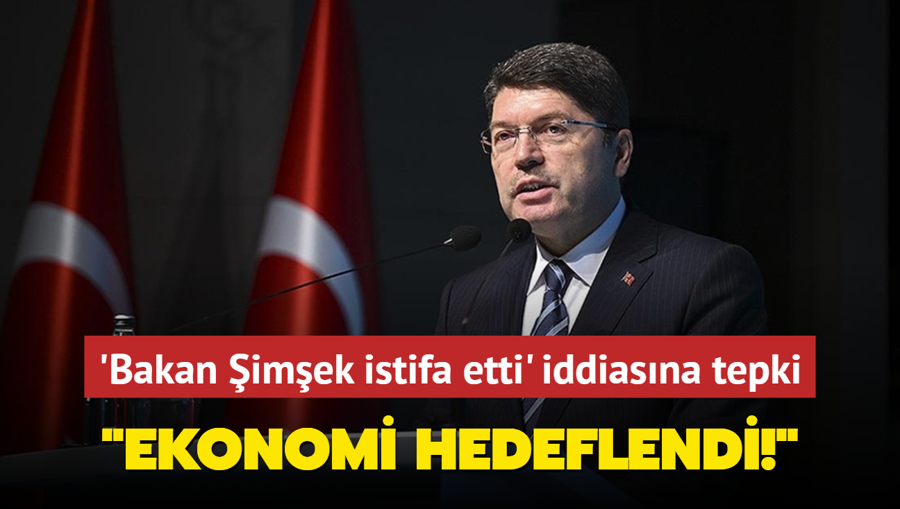 Bakan Tun'tan Bakan imek hakkndaki istifa iddialarna sert tepki: Ekonomi hedeflendi!