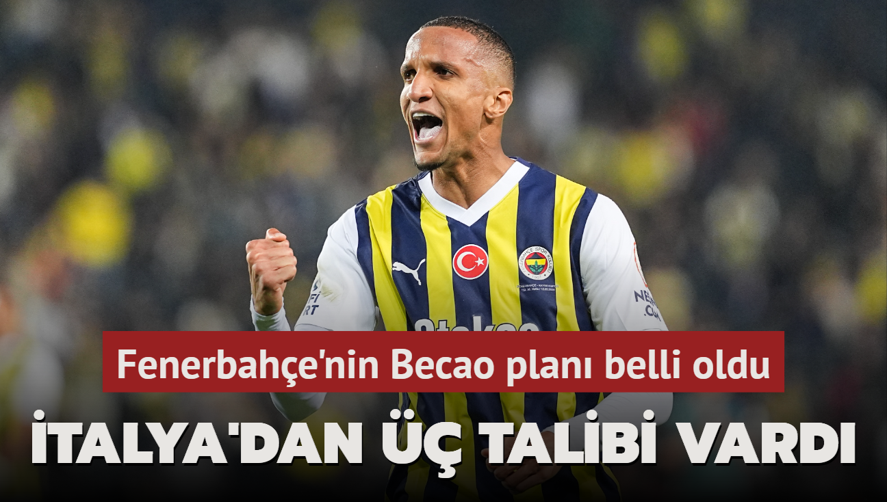 talya'dan  talibi vard! Fenerbahe'nin Becao plan belli oldu