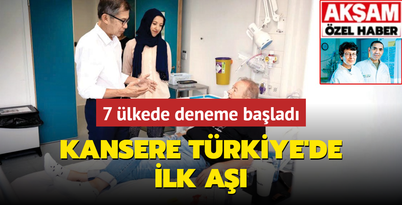 7 lkede deneme balad... Kansere Trkiye'de ilk a