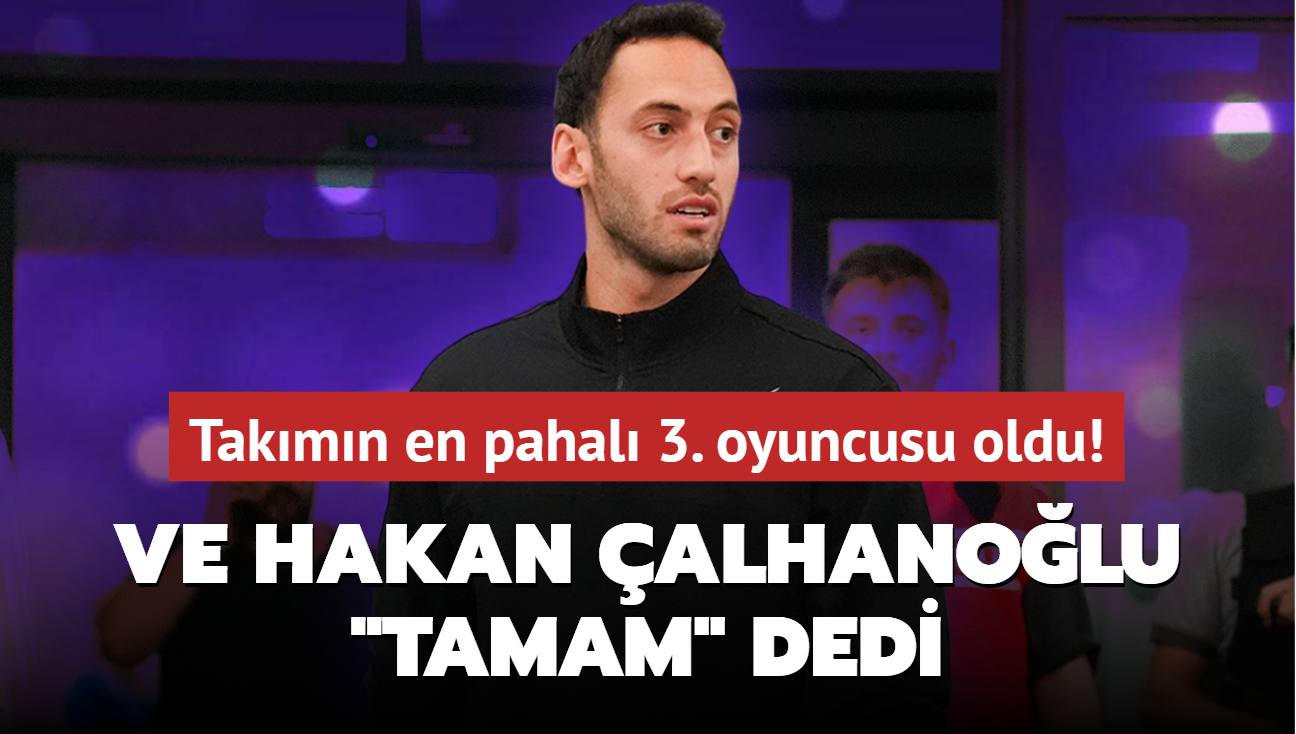 Takmn en pahal 3. oyuncusu oldu! Ve Hakan alhanolu 'Tamam' dedi