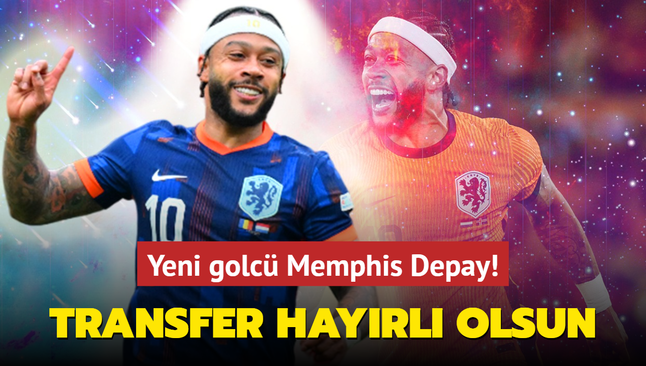 Ve sonunda bitti: Transfer hayrl olsun! Yeni golc Memphis Depay...