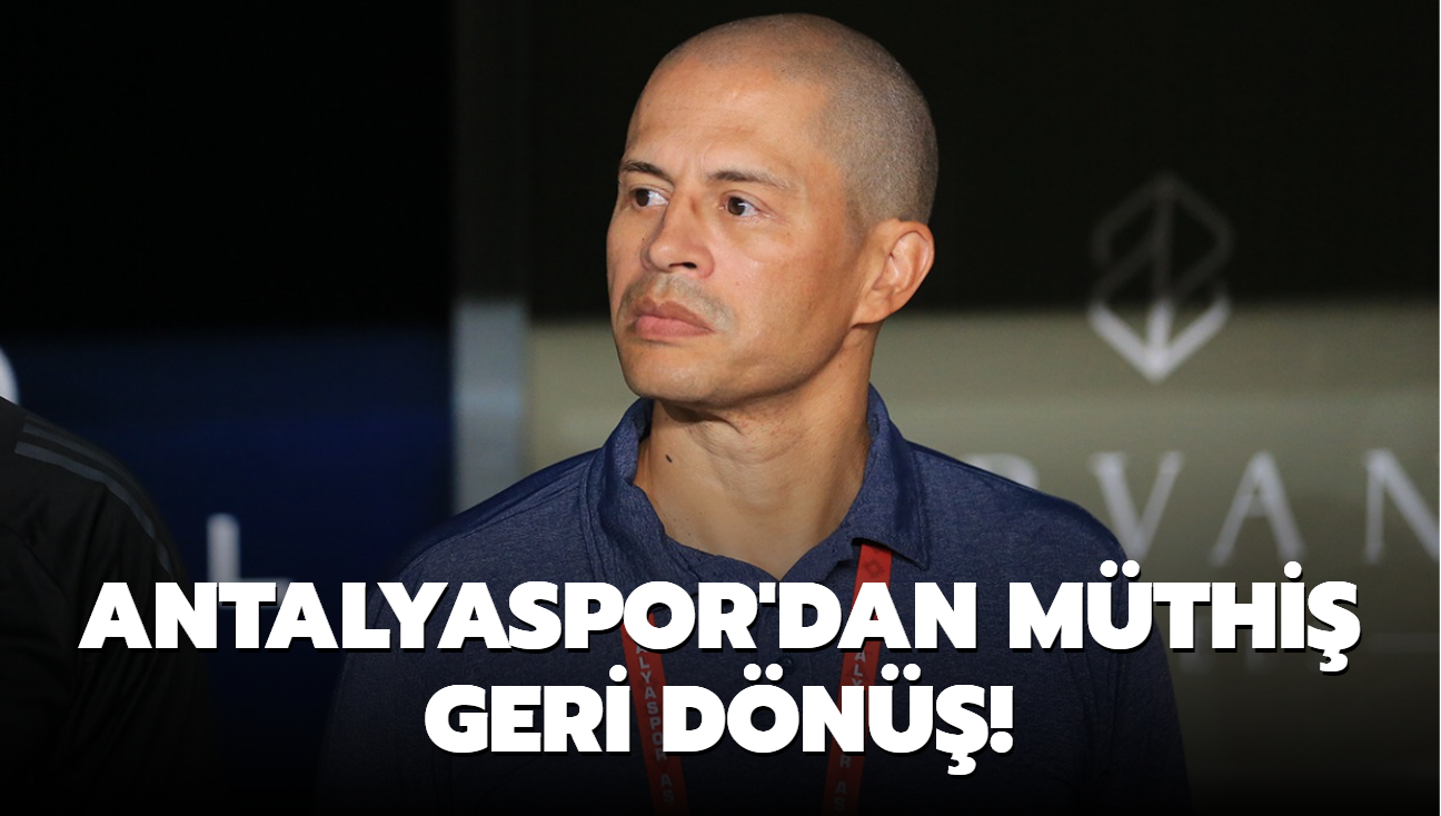 Antalyaspor'dan mthi geri dn!