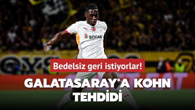 Galatasaray'a Derrick Khn tehdidi! Bedelsiz geri istiyorlar