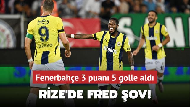 MA SONUCU: aykur Rizespor 0-5 Fenerbahe