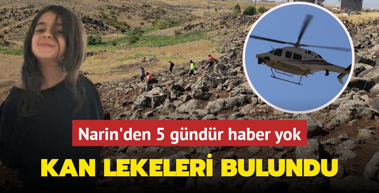 Narin'den 5 gndr haber yok... Kan lekeleri bulundu