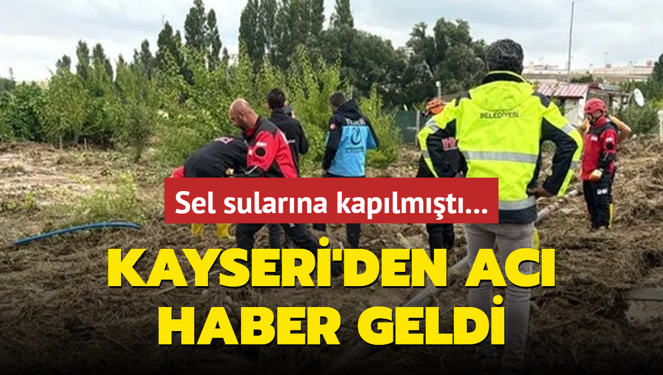 Sel sularna kaplmt... Kayseri'den ac haber geldi