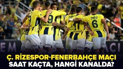 Rizespor-Fenerbahe ma hangi kanalda, ifresiz mi? aykur Rizespor-Fenerbahe ma saat kata?