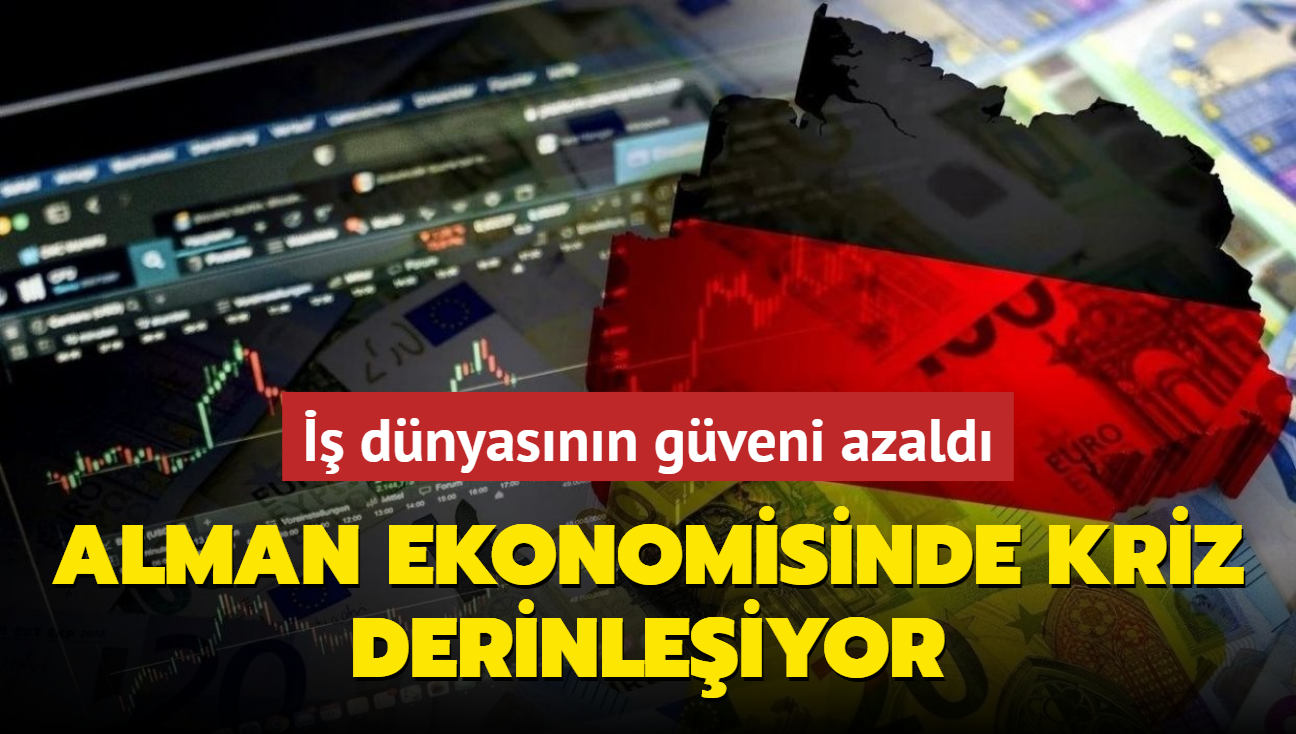 Alman ekonomisi giderek daha fazla krize giriyor...  dnyasnn gveni azald