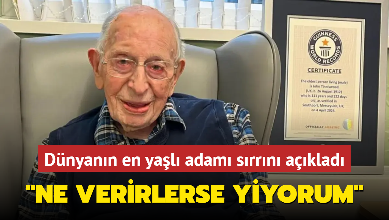 Dnyann en yal adam srrn aklad... "Ne verirlerse yiyorum"