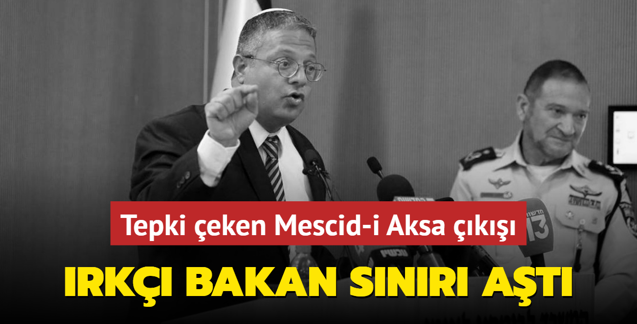 Irk bakan ansn zorluyor... 'Mescid-i Aksa'da sinagog ina edeceim'