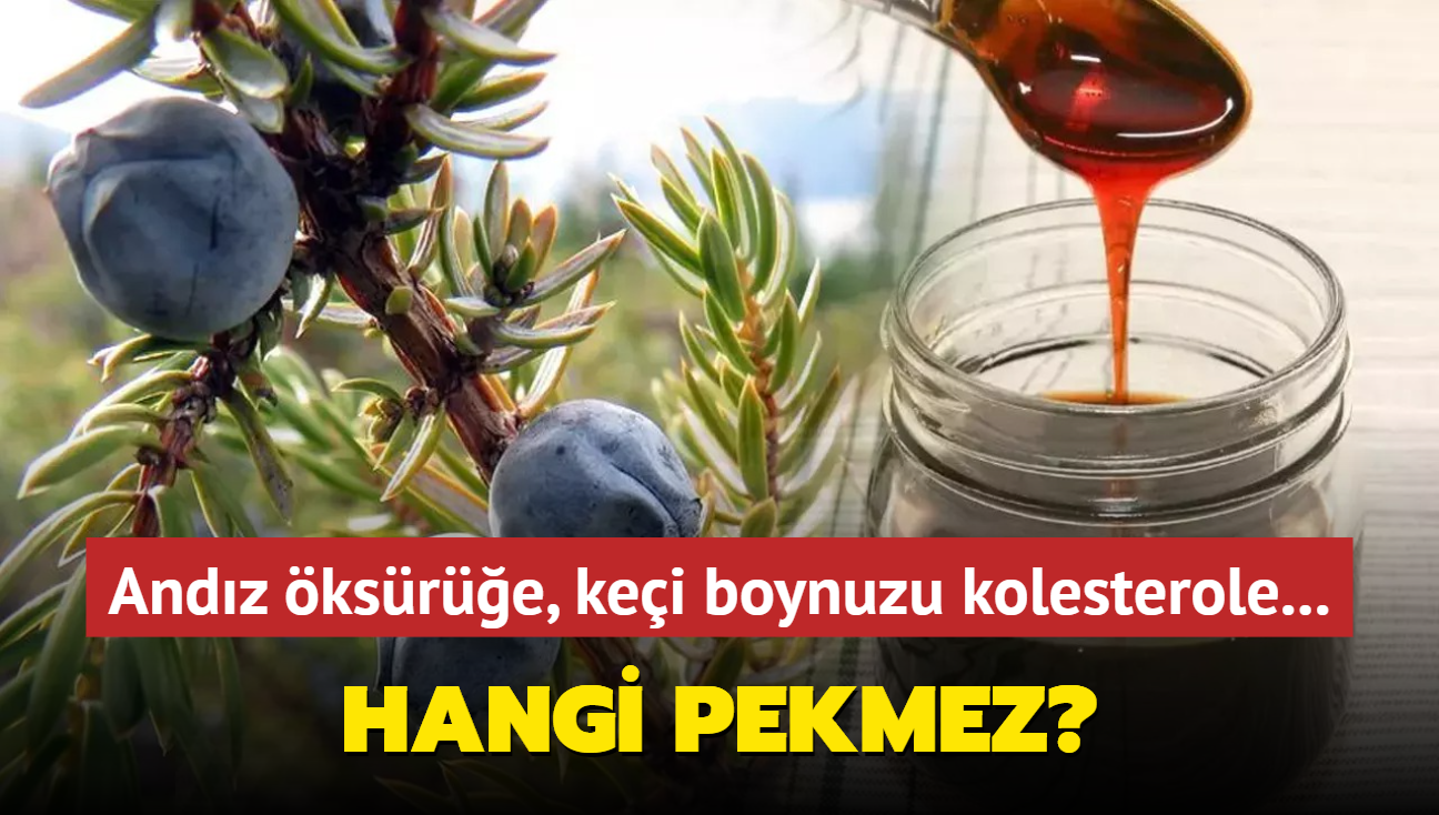 Andz ksre, kei boynuzu kolesterole... Hangi pekmez neye iyi gelir"