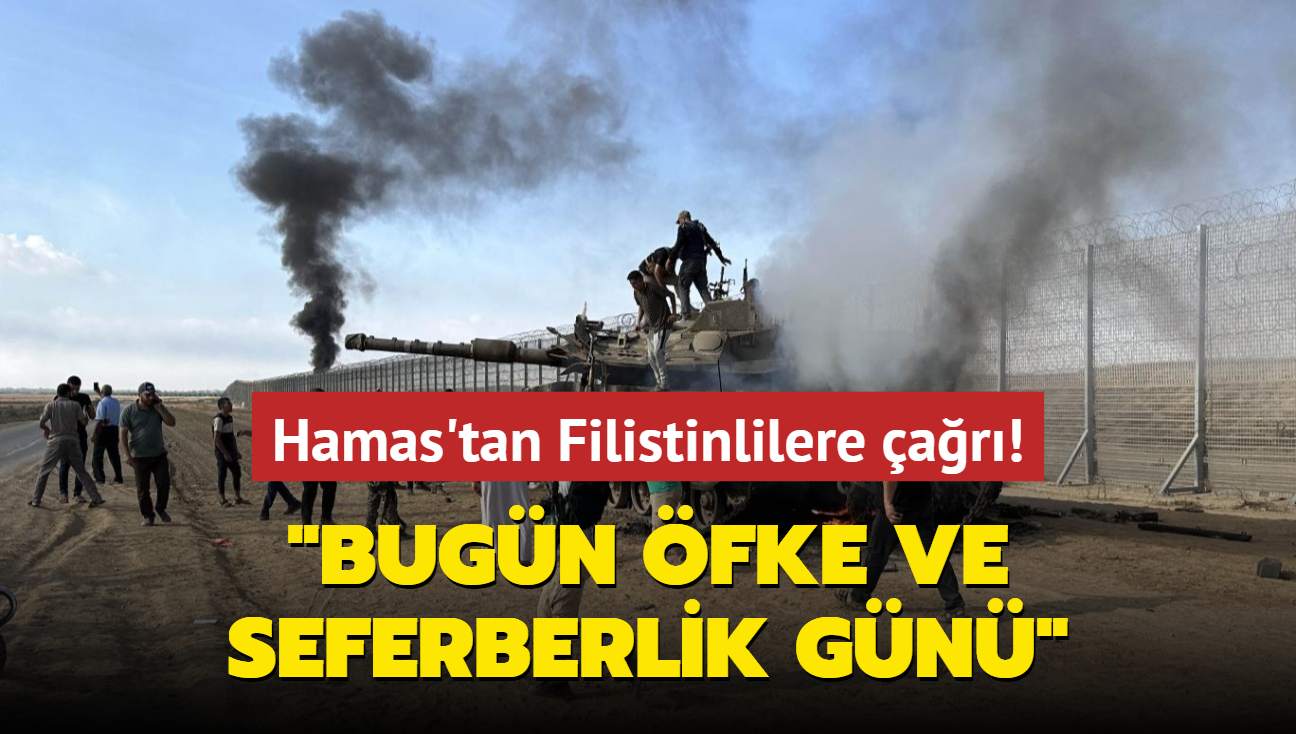 Hamas'tan Filistinlilere "harekete gein" ars!