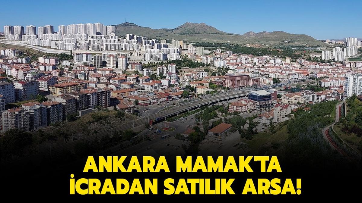 Ankara Mamak'ta icradan satlk arsa!