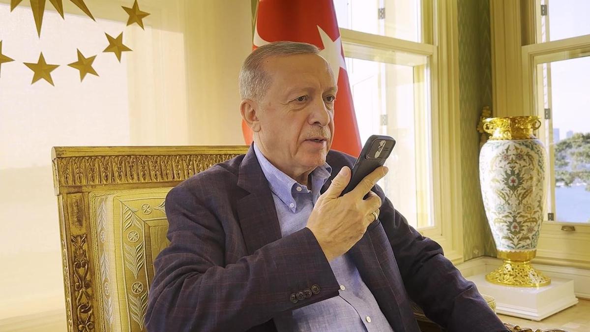 Bakan Erdoan, Banglade Halk Cumhuriyeti Geici Hkmet Badanman Muhammed Yunus ile telefonda grt