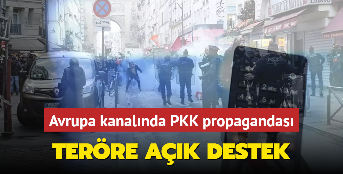 Avrupa kanalında PKK propagandası! Teröristleri konuşturdular