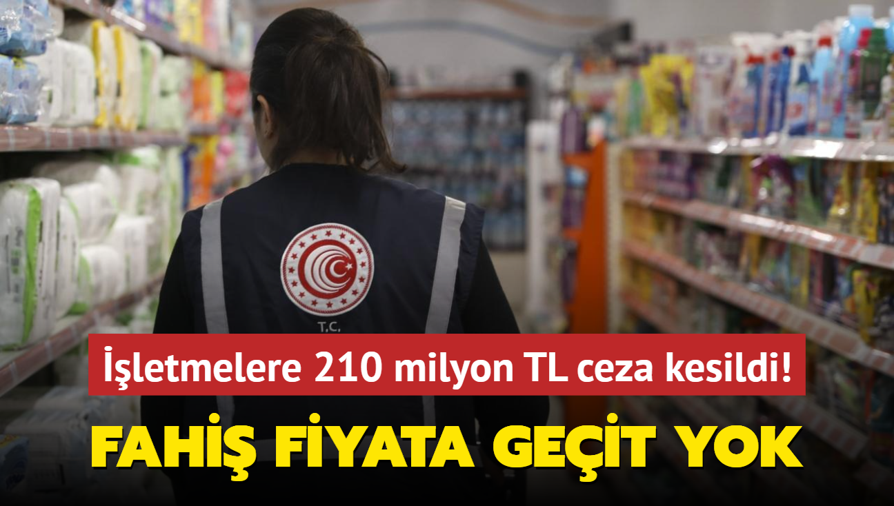 Fahi fiyata geit yok... letmelere 210 milyon TL ceza kesildi!