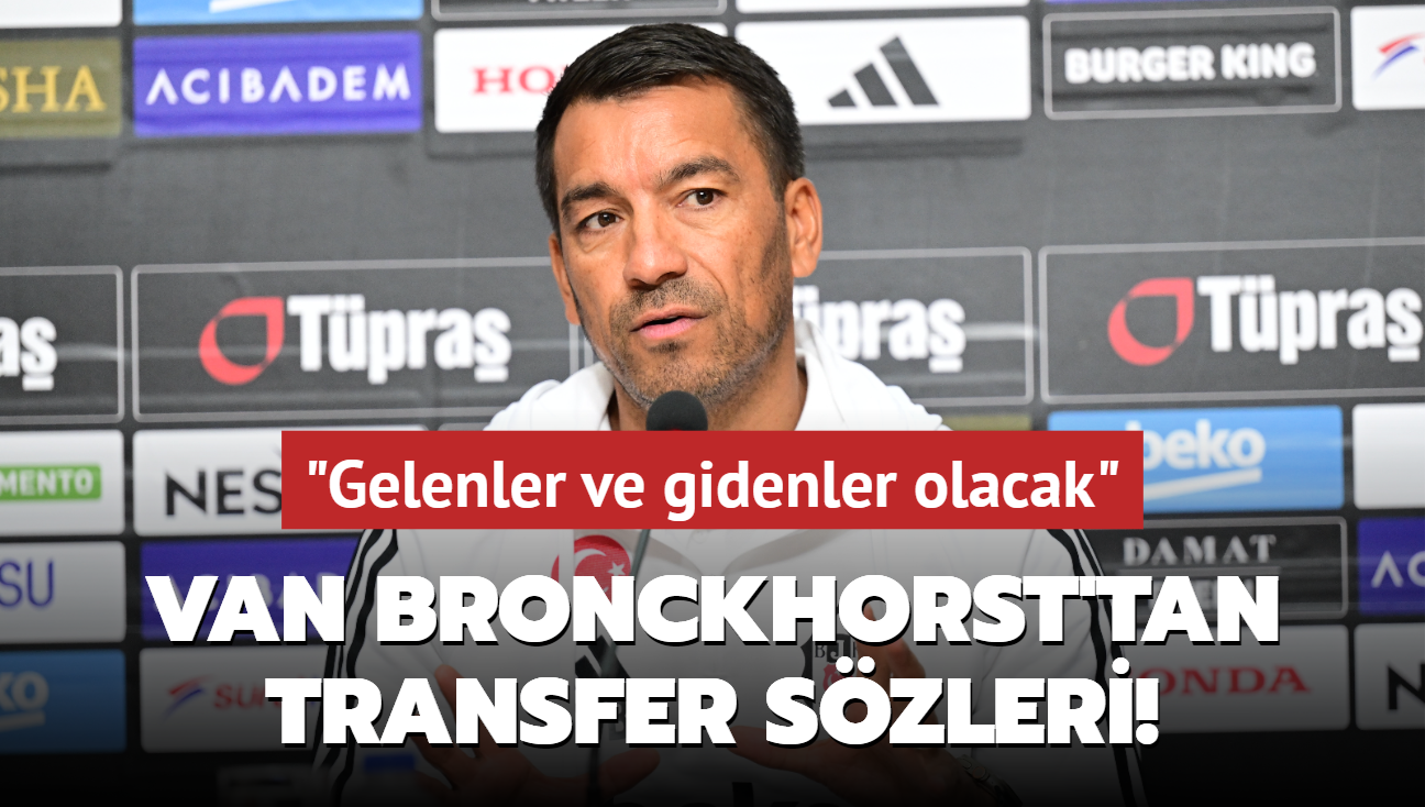 Giovanni Van Bronckhorst'tan transfer szleri!  "Gelenler ve gidenler olacak"