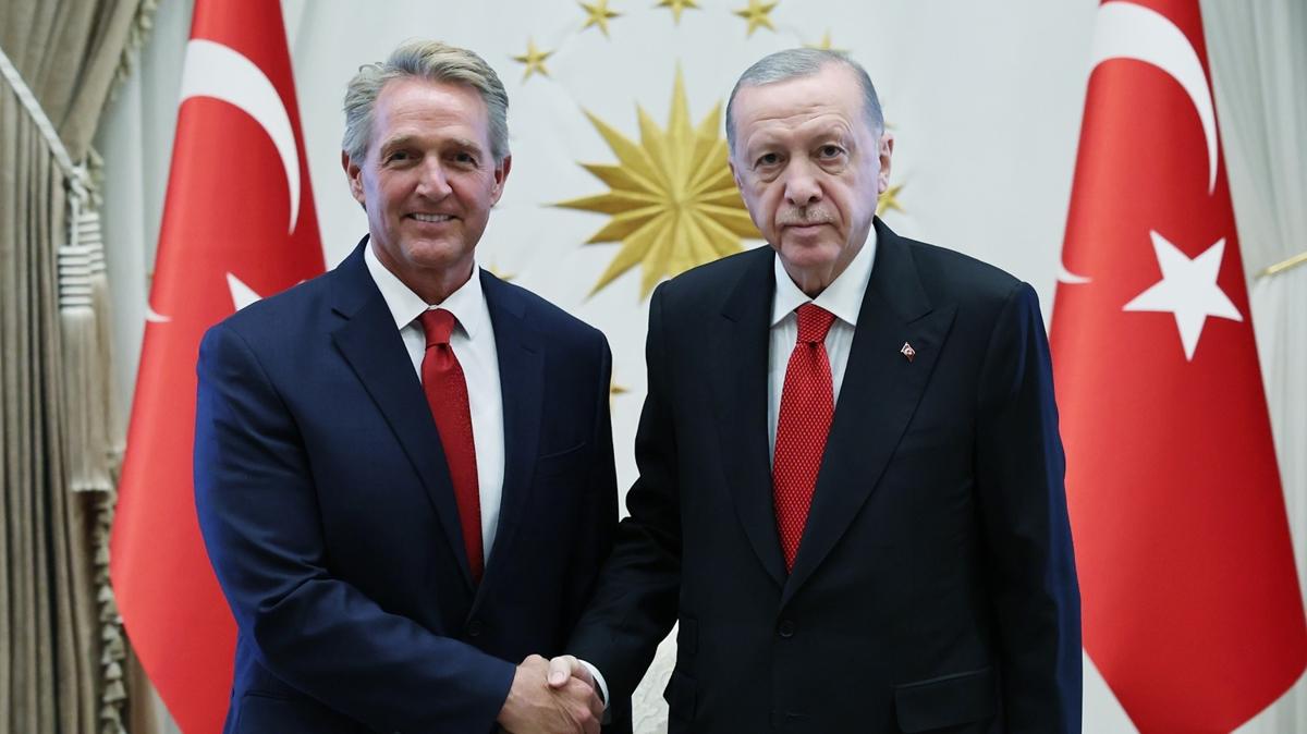 Bakan Erdoan, Jeff Flake'i kabul etti