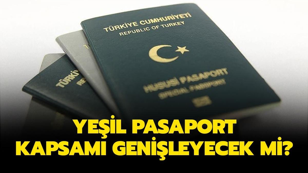 Yeil pasaportu kimler alabilir" Avukatlar, retmenler, hemireler alabilir mi" Yeil pasaport kapsam genileyecek mi"