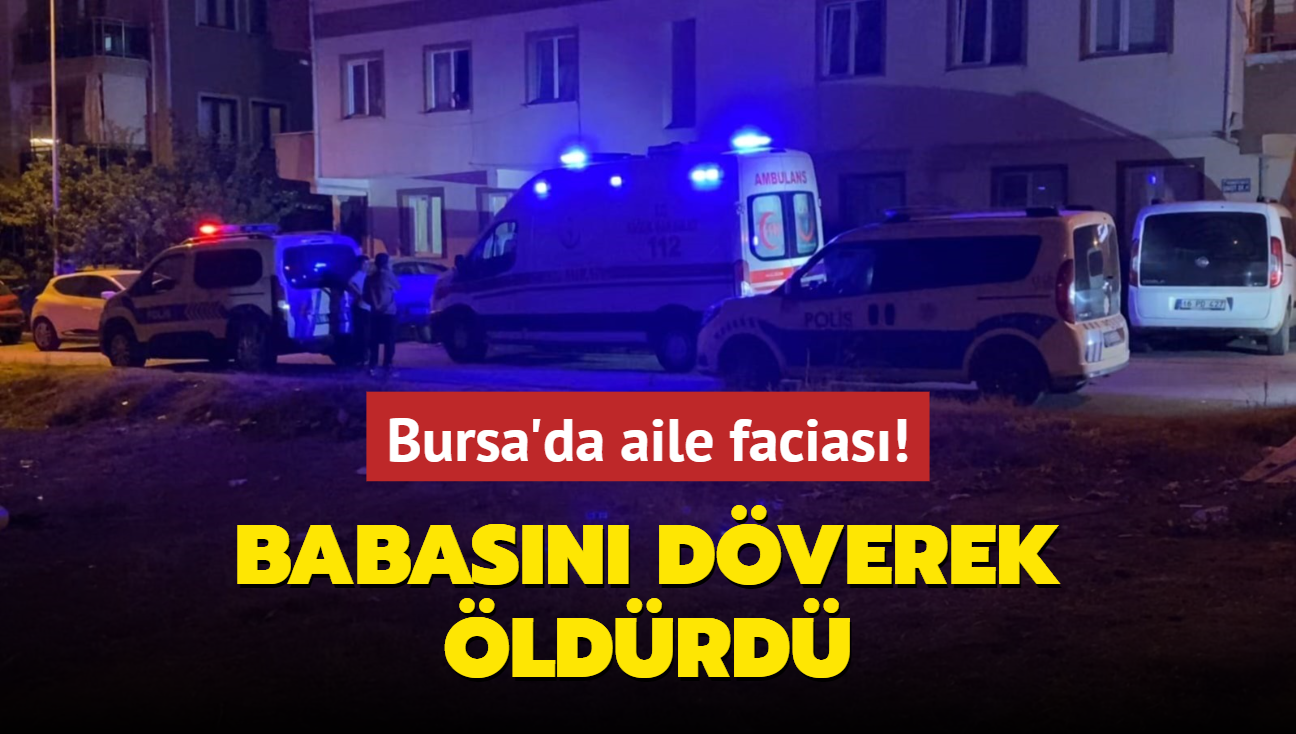 Babasn dverek ldrd... Bursa'da aile facias!