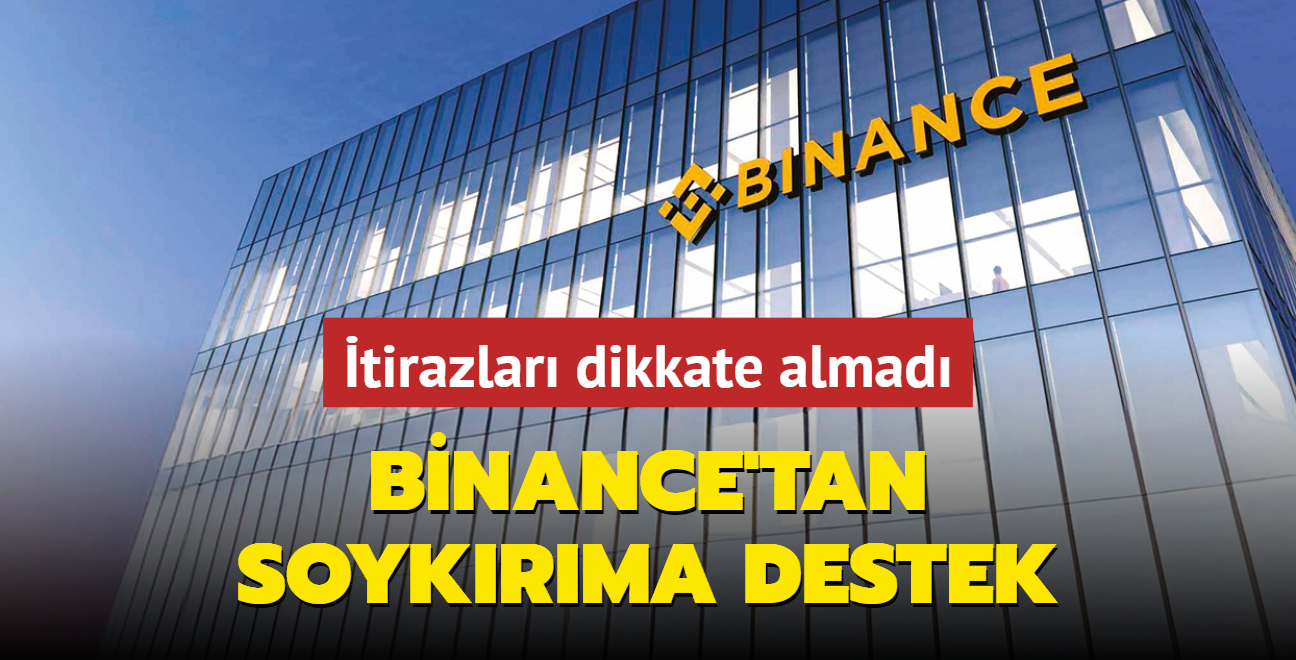 Binance'tan soykrma destek