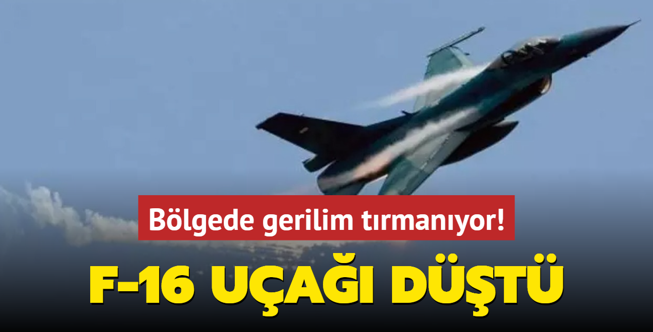 Blgede gerilim trmanyor! F-16 ua dt