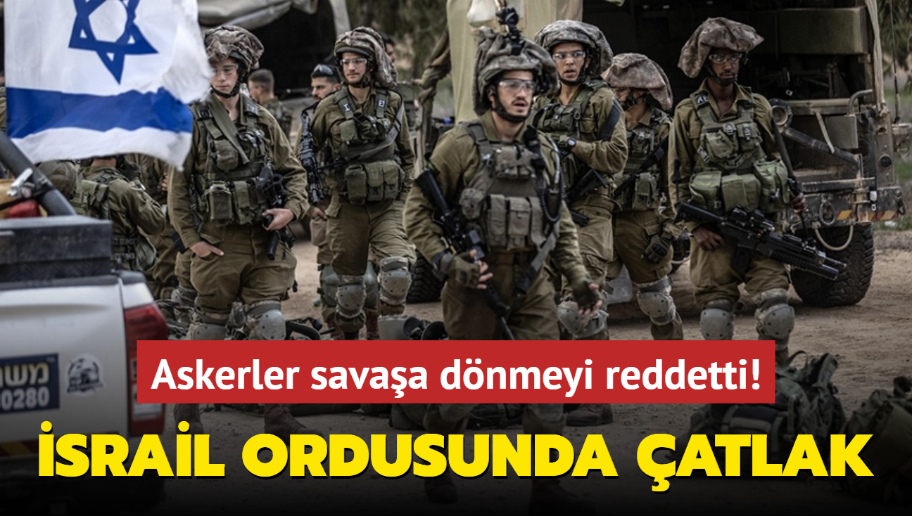 srail ordusunda atlak... Askerler savaa dnmeyi reddetti!