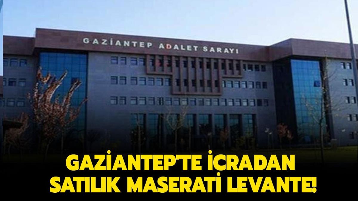 Gaziantep'te icradan satlk Maserati Levante!