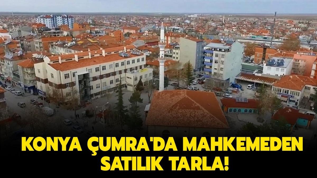 Konya umra'da mahkemeden satlk tarla!