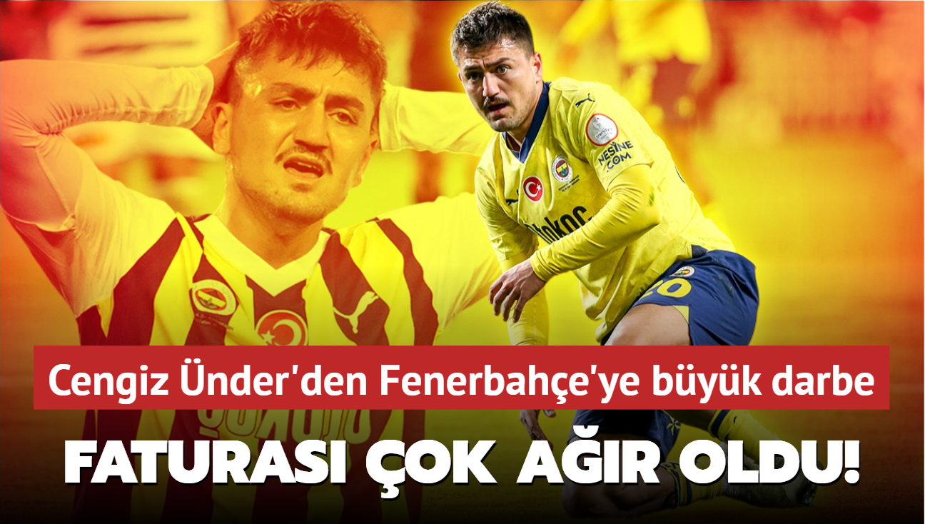 Faturas ok ar oldu! Cengiz nder'den Fenerbahe'ye byk darbe