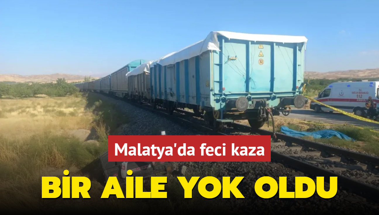 Malatya'da feci kaza: Bir aile yok oldu