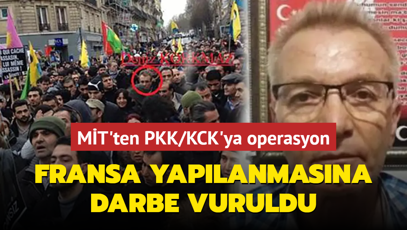 MT'ten PKK/KCK'nn Fransa yaplanmasna operasyon!