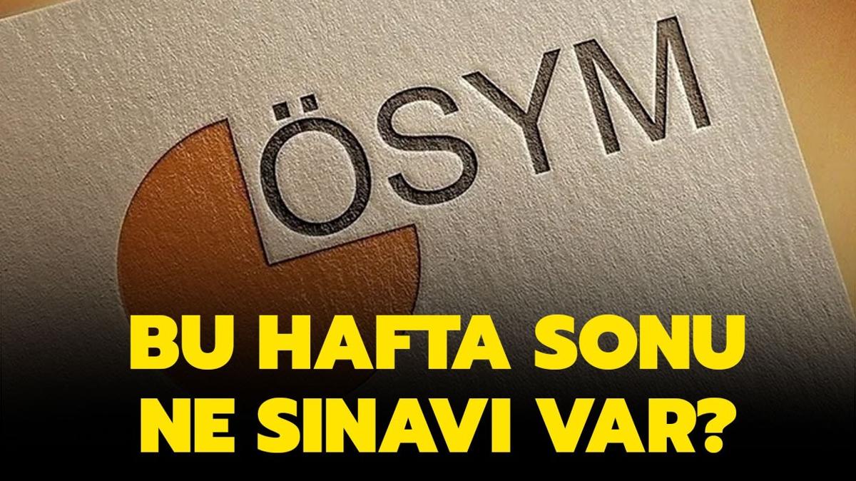 Bu hafta sonu ne snav var" 31 Austos - 1 Eyll 2024 snav takvimi 2024