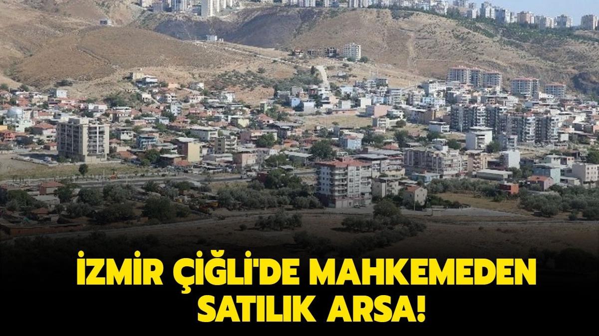 zmir ili'de mahkemeden satlk arsa!