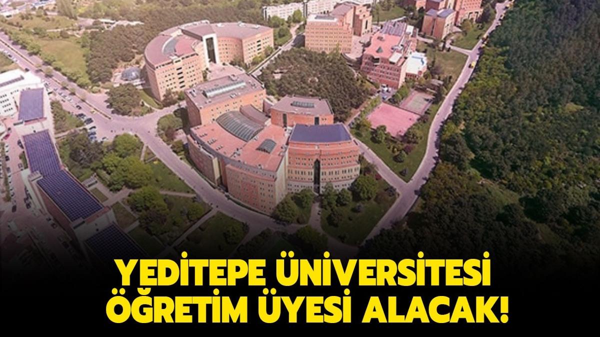 Yeditepe niversitesi retim yesi alacak!