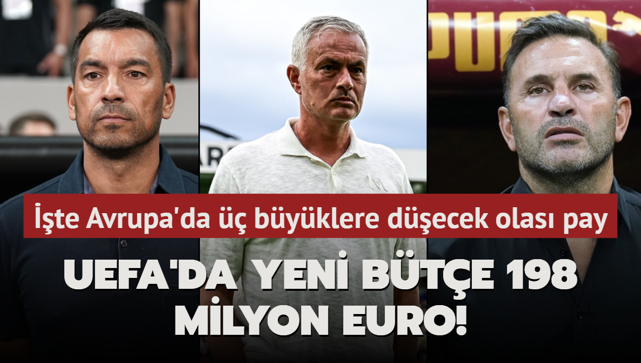 UEFA'da yeni bte 198 milyon euro! te Avrupa'da  byklere decek olas pay