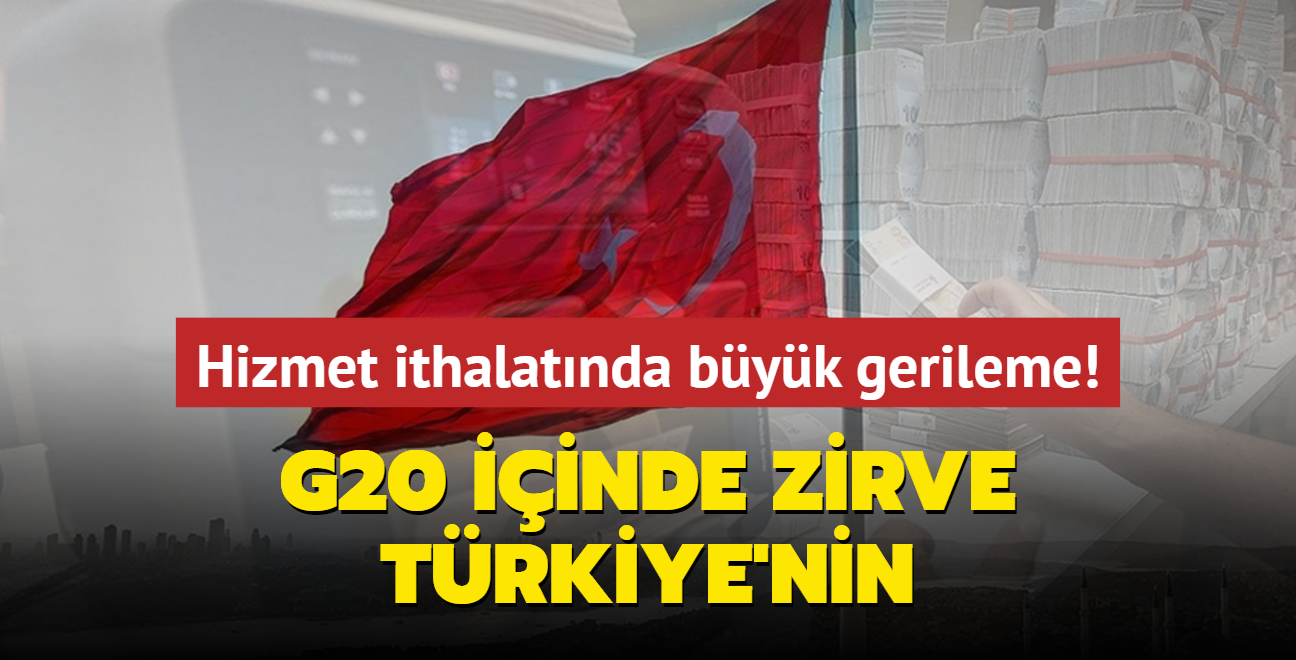 G20 iinde zirve Trkiye'nin... Hizmet ihracat 101 milyar dolar kazandrd!