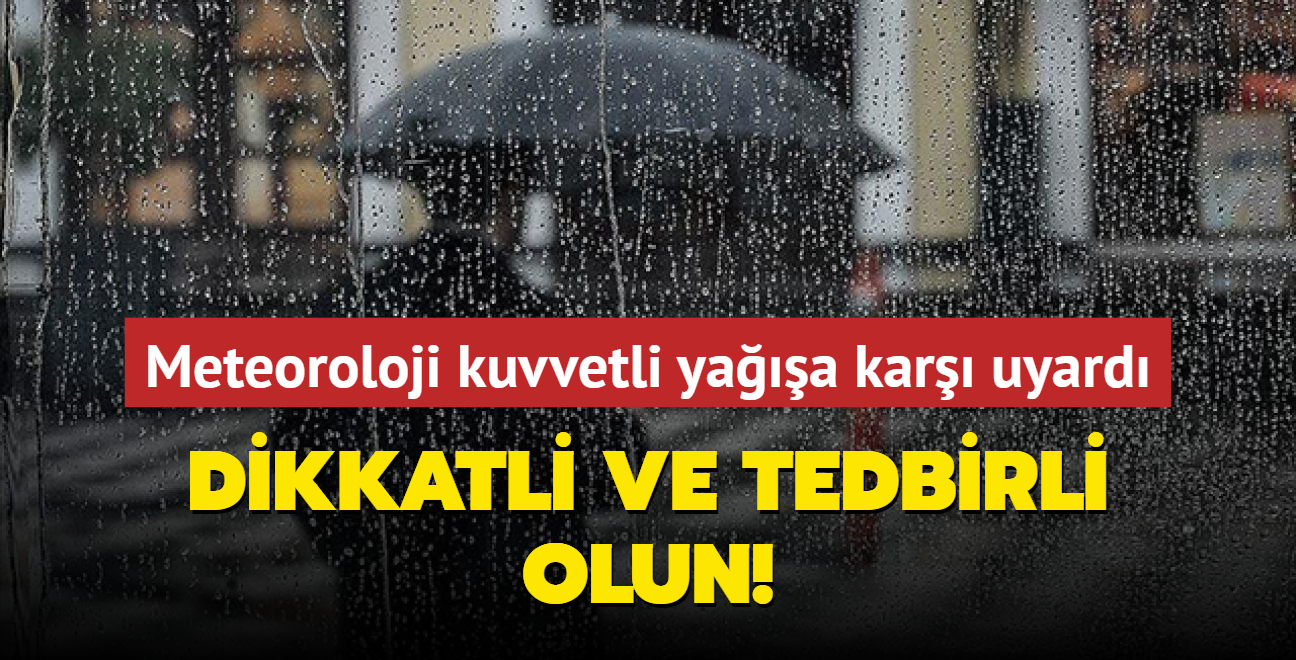 Meteoroloji kuvvetli yaa kar uyard: Dikkatli ve tedbirli olun!