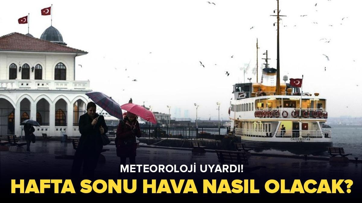 Bugn hava durumu nasl olacak" stanbul'da 15 gnlk hava durumu