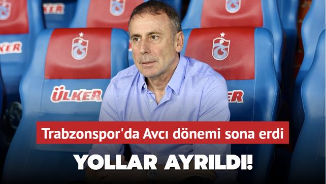 Yollar ayrld! Trabzonspor'da Abdullah Avc dnemi sona erdi