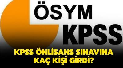 2024 KPSS önlisans sınavına kaç kişi başvurdu? KPSS önlisansa kaç kişi girdi? 