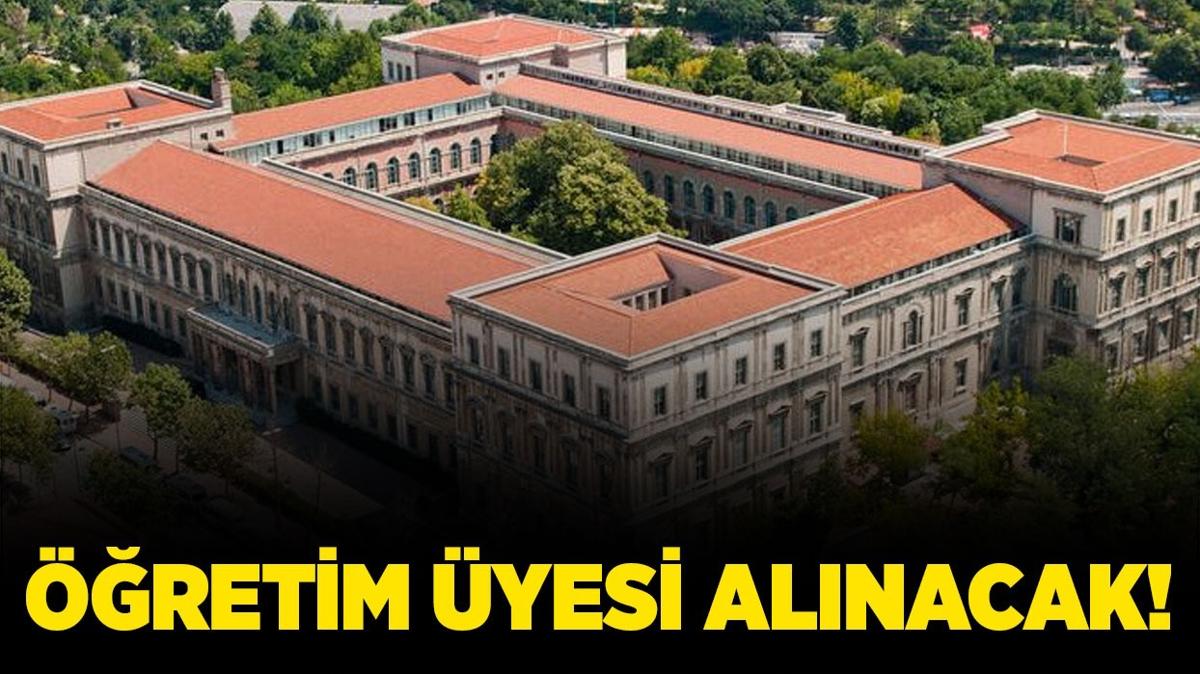 stanbul Teknik niversitesi retim yesi alacak!
