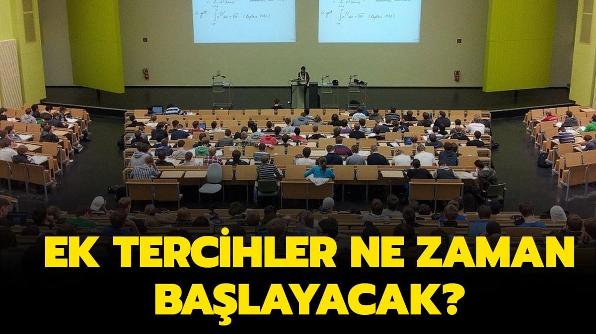 YKS 2. tercih klavuzu yaynland m" niversite ek tercih ne zaman"