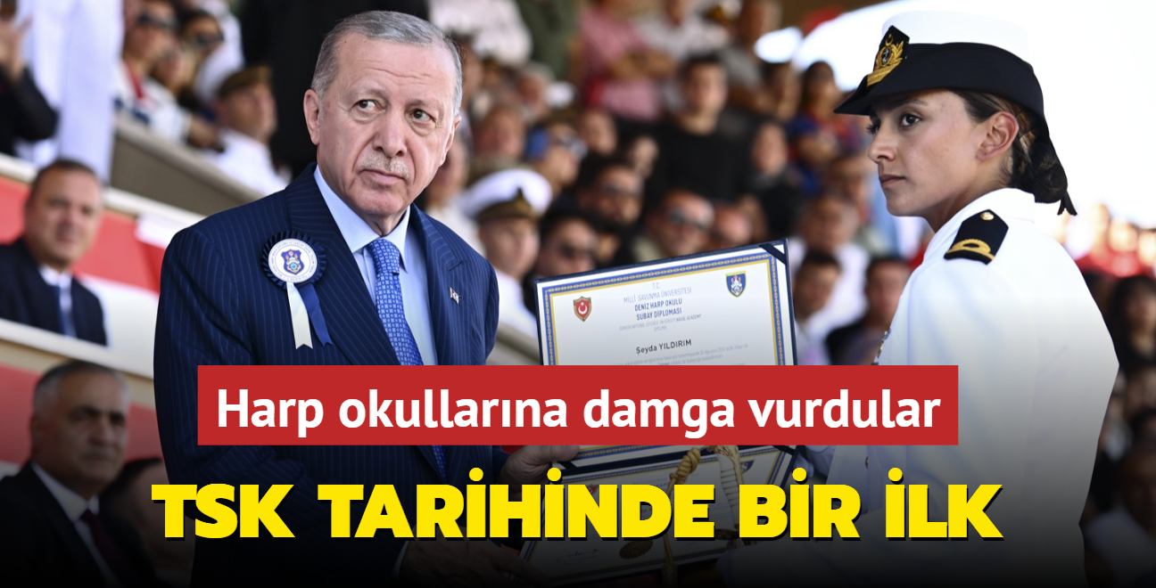 TSK tarihinde bir ilk! Harp okullarna damga vurdular